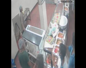 Sword attack over a food dispute